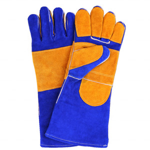 Premium Quality Heat-Resistant Leather Welding <b>Gloves</b> for Welding Laser Welding Anti-Heat BBQ Resident <b>Gloves</b> - Product Image 4