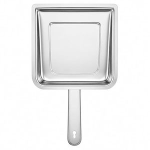 Zara Enterprises ZE2018 Balayette en acier inoxydable durable et écologique, avec manche long intégré, rectangulaire, en métal - Product Image 2