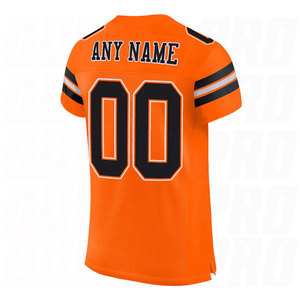 Maillot de football américain personnalisé imprimé, unisexe, vêtements de sport d'équipe, tissu en mesh, impression de logo, séchage rapide, tailles et couleurs personnalisées - Product Image 2