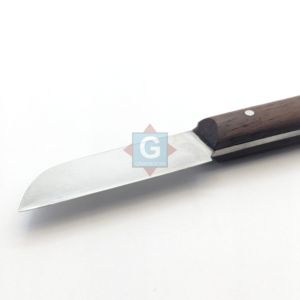 Cuchillo de cera quirúrgica dental con mango de madera, certificado CE, instrumento de clase I, color gris. - Product Image 6