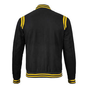 Chaqueta Varsity de Béisbol Bordada de Alta Calidad, Diseño Casual, 100% Poliéster, para Hombre, Venta al Por Mayor - Product Image 5