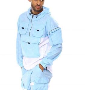 เสื้อฮู้ดดี้ผู้ชายไซส์ใหญ่คุณภาพดีพิมพ์ลายโลโก้ตามสั่งสำหรับฤดูใบไม้ผลิ - Product Image 5