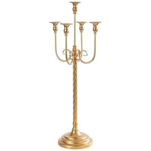 <b>Large</b> Decorative Metal Candelabra for Wedding Event Centerpiece and Elegant Home <b>Candle</b> Arrangement - Product Image 2