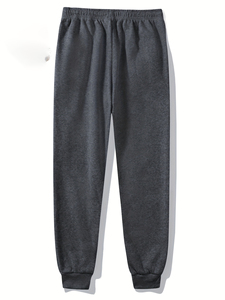 Pantalon de jogging épais en molleton de coton lourd pour homme, sur mesure, fabrication OEM - Product Image 1