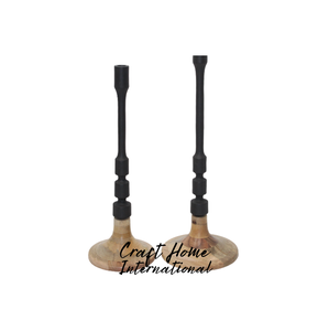 Candelabro de Estilo Nórdico con Base de Aluminio, Hecho a Mano, Impresión UV, Impermeable, Decoración de Mesa Moderna y Minimalista Escandinava para el Hogar - Product Image 1