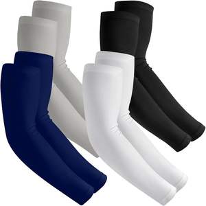 Mangas Protectoras Solares UV de Color Sólido para Hombre y Mujer, Mangas de Compresión Refrescantes para el Sol, Tallas Personalizadas Disponibles - Product Image 2