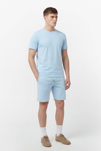 Breathable Summer <b>Set</b> Custom Logo Blank Cotton Street Wear Vintage Luxury Oversized Drop Shoulder T-shirt <b>Set</b> Men Plain <b>Sets</b> - Product Image 6
