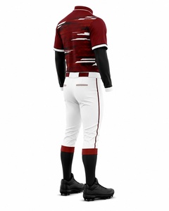 Men's <b>Baseball</b> Uniform Sublimated Jersey White Pants Moisture Wicking Regular Fit All Seasons Adult Team Apparel - Product Image 2