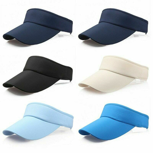 Casquette de soleil unisexe réglable, couleur unie, respirante, imperméable, chapeau de sport d'extérieur pour adultes, utilisation printemps-été - Product Image 1