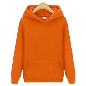 Vente en gros de pull-over vierge à manches longues à la mode pour hommes avec logo personnalisé OEM d'impression de quantité à capuche en coton personnalisé - Product Image 2