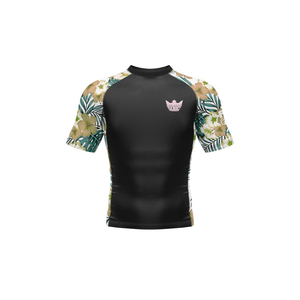 Rashguard MMA personnalisé imprimé pour homme, noir, manches longues, compression, séchage rapide, ajusté, en spandex et polyester, vêtements d'arts martiaux mixtes - Product Image 3