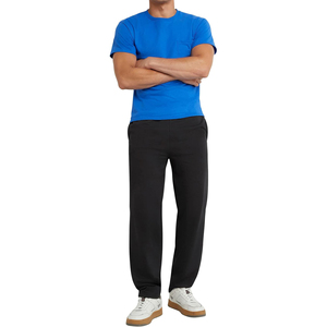 Pantalon de survêtement gris en coton pour homme, taille élastique, à lacets, respirant, léger, décontracté, pour le jogging, avec poches latérales, idéal pour l'automne - Product Image 5