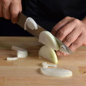 Couteau de chef professionnel en acier Damas de haute qualité, finition polie, compatible lave-vaisselle, fait main, pour la cuisine, personnalisable OEM - Product Image 4