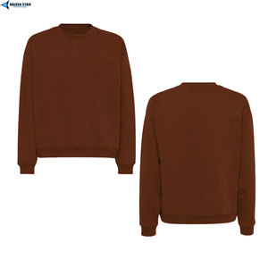 Men’s Pullover Sweatshirt Crewneck Cotton Fleece Custom OEM Supplier - Product Image 6