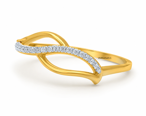 Anillo de compromiso romántico con diamante redondo cultivado en laboratorio en oro amarillo para mujer, en oro de 10K, 14K, 18K, plata 925, 935, regalo. - Product Image 2