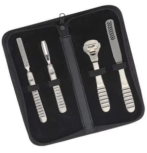 2026 Stainless Steel 12-Piece Podiatry Instruments Set Professional Chiropody Surgical Tools <b>Kit</b> for Ingrown Toenail PK - Product Image 3