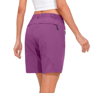 Shorts de sport athlétiques pour femmes, légers, à séchage rapide, en tissu recyclé, avec logo, motif délavé, style sexy, avec poche, pour l'été et le fitness - Product Image 6