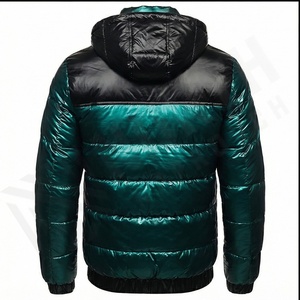 Vêtements d'hiver en gros à la mode de qualité supérieure vestes en duvet bouffante pour hommes vestes personnalisées à manches longues pour hommes - Product Image 3