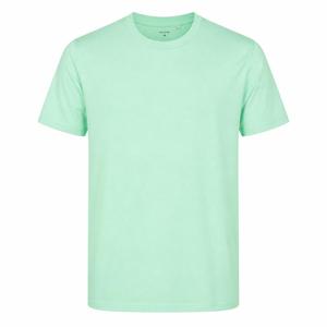 <b>Men's</b> Black Regular Fit 100% Polyester Jersey O-Neck Short Sleeve Casual T-Shirt Anti-Wrinkle Eco-Friendly 200g Knitted Design - Product Image 6