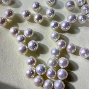 Perlas Sueltas Hechas a Mano, Color Natural, Acabado Espejo, Luz Intensa Comparable a las Perlas Blancas Australianas - Product Image 4