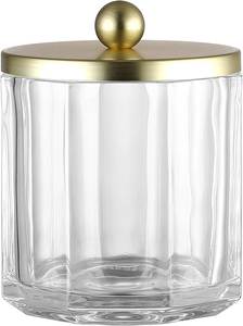 Multipurpose Glass <b>Jar</b> With Wooden Lid For Storing Food Spices Snacks Grains <b>Herbs</b> Sugar And Household Ingredients - Product Image 5
