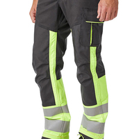 Pantalons de travail de haute qualité pour hommes, vêtements de sécurité réfléchissants, pantalons multi-poches, pantalons de travail