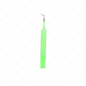 Custom Logo Pink Stainless Steel Diamond Grip Eyelash Extension Tweezers Precision Volume Lash Application <b>Tool</b> - Product Image 6