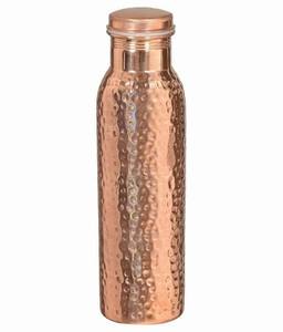 Ensemble de bouteilles en cuivre antique gravé à motifs floraux, oxydé, avec de grands gobelets – Design luxueux, cadeau décoratif - Product Image 2