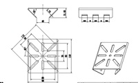 Support de montage vertical extérieur en acier inoxydable SUS304 pour caméra de surveillance, accessoires de sécurité CCTV, support d'antenne