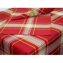100% Cotton Yarn-Dyed Woven <b>Tablecloth</b> <b>Rectangle</b> Shape Washable for Home Hotel Restaurant Banquet Use - Product Image 5