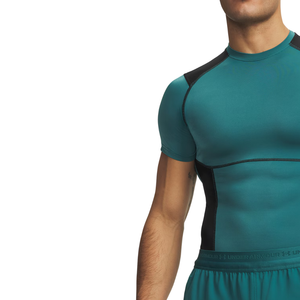 <b>Mens</b> Raglan Panel <b>Compression</b> <b>Shirt</b> Short Sleeve Crew Neck Tight Fit Quick Dry Athletic Base Layer Training <b>Shirts</b> OEM Wholesale - Product Image 6
