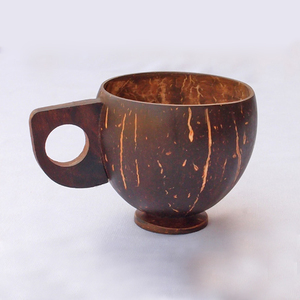 Tasse à boire durable en coque de noix de coco, fabriquée au Vietnam, sur mesure, pour espresso et thé. - Product Image 3