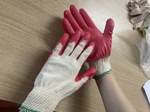 <b>Top</b> Selling Half <b>Latex</b> Coated Safety Gloves Reusable Anti-Cut Knit Wrist Cuff 10 Gauge Customized Package Gardening Outdoor - Product Image 4