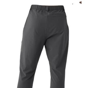 กางเกงยืดผ้าแคนวาสสีล้วนสำหรับผู้ชาย, กางเกงกีฬาลำลองขาตรงเอวหลวมสีทึบระบายอากาศได้สวมใส่สบาย - Product Image 2