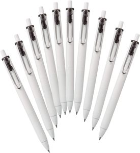 Mitsubishi Pencil -ball One Gel <b>Pen</b> 0.38mm Black Ink Quick Dry Fine Point Green Plastic Office School Use UMNS38.7 Made in Japan - Product Image 1