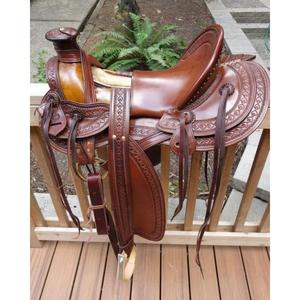 Asiento de Silla de Montar de Estilo Occidental para Caballo, Color Marrón, Diseño Grabado, OEM ODM, Personalizable, Asiento de Cuero para Silla de Montar Inglesa, Hecho en India - Product Image 3