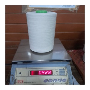 Fil de coton 100% durable, peigné, compact, à âme filée, filé à anneaux, NE 20s/1, haute résistance, écologique, commandes en gros, Inde - Product Image 5