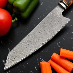 Cuchillo de Chef Artesanal de Acero de Damasco Ecológico con Mango de Resina y Funda de Cuero, de Alta Calidad, Apto para Lavavajillas, Profesional - Product Image 4