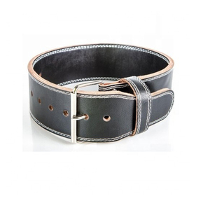 Ceinture de musculation unisexe en cuir de vachette - Soutien dorsal antidérapant pour la musculation et l'entraînement de force - Protection avancée - Product Image 6