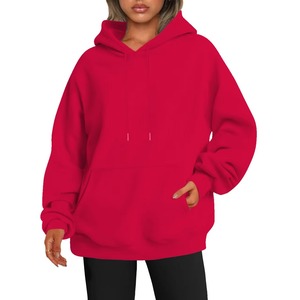 Sudadera con Capucha Extra Grande para Mujer, con Tela de Felpa Suave, Capucha con Cordón Ajustable, Mangas Largas, Bolsillo Delantero Tipo Canguro - Product Image 5