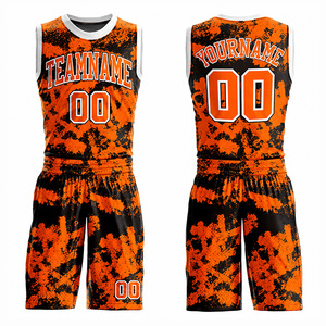 Camiseta de Baloncesto Unisex sin Mangas, 100% Poliéster, Transpirable, Estampada, Tallas Grandes, Diseño Nuevo, Alta Calidad, Venta al Por Mayor de Fábrica OEM - Product Image 3