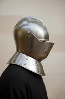 Casco de Caballero Medieval con Visera, Armadura Completa de Acero para Reenactamiento, Cosplay, Regalo
