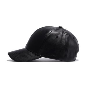 Fresh Arrivals Custom Made Fitted <b>Baseball</b> <b>Caps</b> New Stylish Genuine Leather Design for Men and Women - Product Image 2