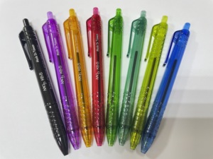 Bolígrafo de Plástico PET Reciclado de 0.7mm para Oficina y Escuela, Tinta Multicolor - Product Image 6