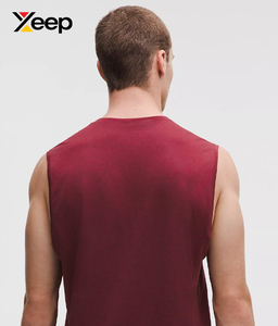 เสื้อกล้ามออกกำลังกายผู้ชาย XEEP รุ่น XC-GTT-52 คุณภาพสูง ระบายอากาศได้ดี แห้งเร็ว พิมพ์ลายแบบ Heat-Transfer ผ้าถัก 100% คอตตอน คอกลม ด้านหน้า - Product Image 4