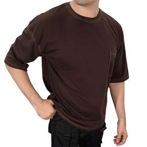 OBM Boxy Loose Fit Streetwear <b>T</b>-<b>Shirt</b> 100% Cotton Premium Quality Contrast <b>Stitch</b> Oversized Drop Shoulder Available All Colors - Product Image 5