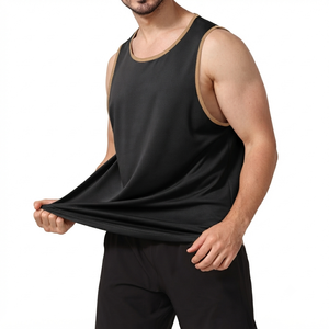 Mens <b>Muscle</b> Top Performance Sleeveless Fitness Vest Custom Gym Wear OEM ODM Active Sports Tank Top Wholesale Factory Mens <b>Muscle</b> - Product Image 5