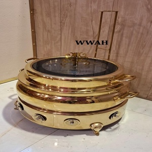 Heavy-Duty Stainless Steel Electric <b>Chafing</b> <b>Dish</b> for Professional Wedding <b>Chafing</b> <b>Dish</b> <b>Buffet</b> <b>Set</b> - Product Image 1