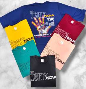 เสื้อยืดออกกำลังกายขนาดใหญ่สำหรับผู้ชายจากอินเดียเสื้อยืดพิมพ์ลายโลโก้ขนาดพลัสไซส์ - Product Image 2