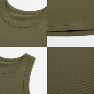 Haut d'été léger pour femme en tissu doux et extensible, sans manches, décontracté, pour usage quotidien, personnalisable - Product Image 4
